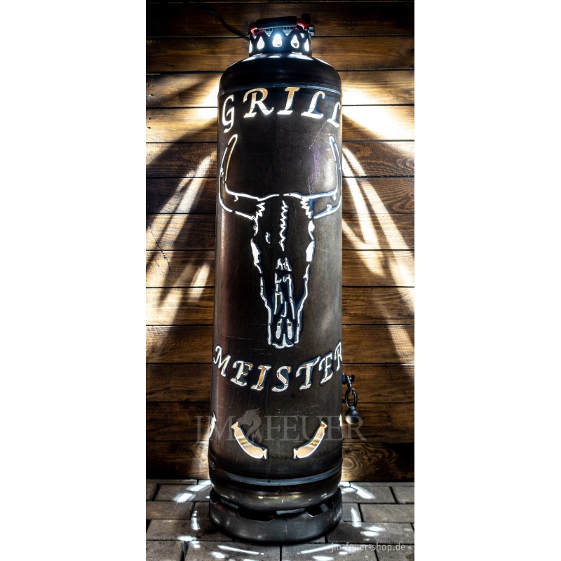 Feuerstelle Grillmeister | hergestellt aus einer Gasflasche | JMFeuer