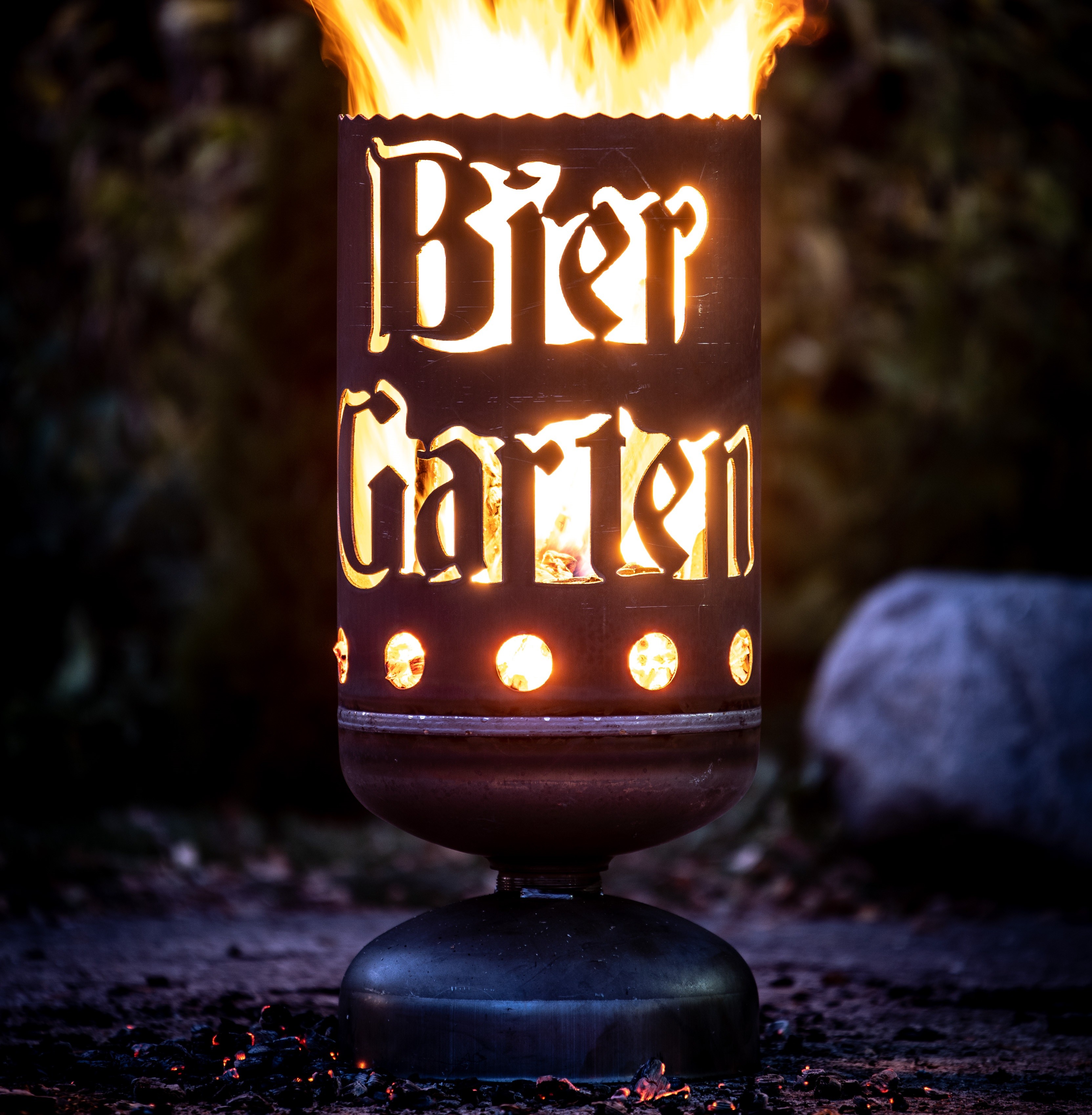 Kleine Feuertonne Biergarten Feuerkorb Bier Garten Gartenofen Feuerflair 